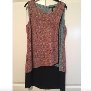 BCBGMaxAzria Haley Dress in Bright Poppy Combo